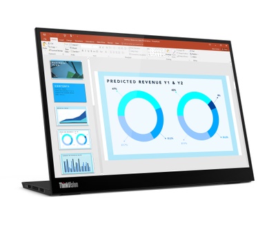 Lenovo ThinkVision M14d (63AAUAT6WL) Zwart