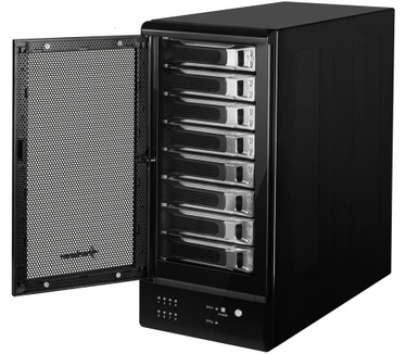 Sharkoon Shark Raid Station USB3.0 8Bay 3,5\" Zwart