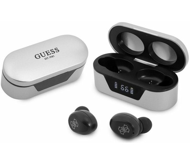 Guess True Wireless Universele Bluetooth In-Ear Oordopjes - Zilver