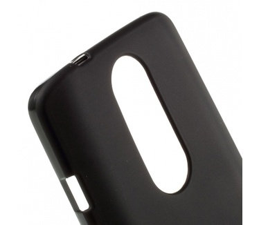 Kees Mat Gel Hoesje Motorola Moto X Force - Zwart