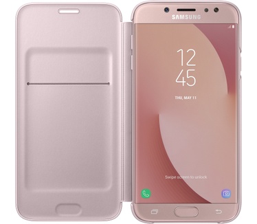 Samsung Galaxy J7 (2017) Wallet Cover (Samsung Galaxy J7 (2017)) Roze