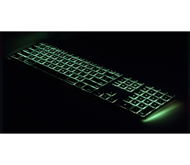Matias RGB Backlit Wired Aluminum Keyboard for PC (Qwertz, Duits)