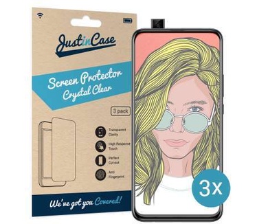 Just in Case Huawei P Smart Z Screenprotector - 3 stuks - Transparant