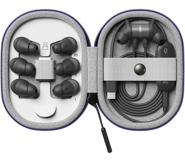 Logitech Zone Wired Earbuds (Zwart)