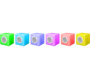 Bigben Interactive Colorcube LED CUBE Speaker met Bluetooth - Extra Small