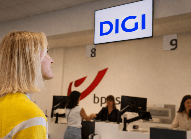 DIGI Belgium in Bpost-postkantoor. Bron: Bpost