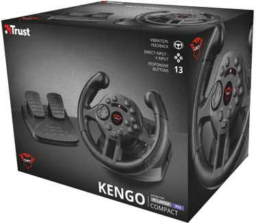 Trust GXT 570 Wiel + Pedalen Zwart