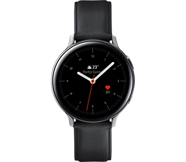 Samsung Galaxy Watch Active2 RVS (40mm) Zilver (Zwart)
