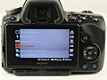 Sony A55V menuopties