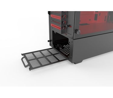 Phanteks Eclipse P300 Zwart/Rood
