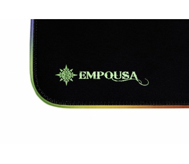 Inca IMP-022. Breedte: 770 mm, Diepte: 295 mm. Kleur van het product: Zwart, Stroomvoorziening via USB, Randen die niet omvouwen, Gestikte randen, Anti- slip grondvlak, Game-muismat