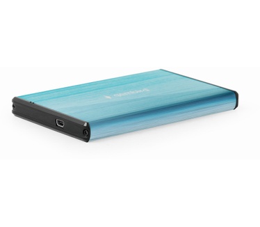 Gembird USB 3.0 2.5'' enclosure, brushed aluminum Blauw