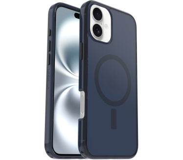 Otterbox Symmetry Series Clear voor MagSafe voor iPhone 16 Plus, Blue Bear (iPhone 16 Plus) Transparant