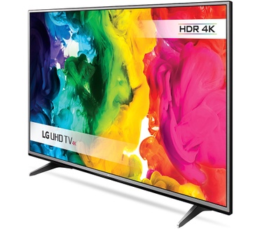 LG 55UH615V Zilver, Zwart
