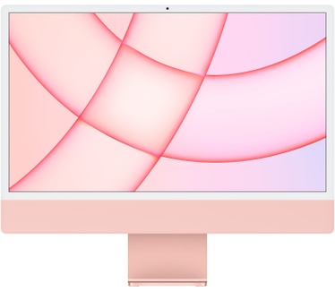 Apple iMac 24" Retina 4.5K (2021) M1, 7-core GPU, 8GB, 256GB ssd (Qwerty toetsenbord), Roze