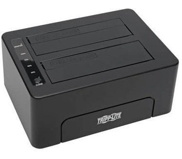 Tripp-Lite U339-002 Docking Station voor 2 SATA Harde Schijven / SSD's met Cloon Functie Zwart