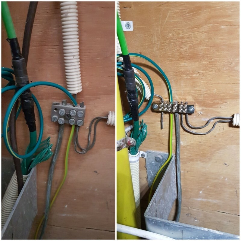 Aardpunt meterkast; oud vs nieuw