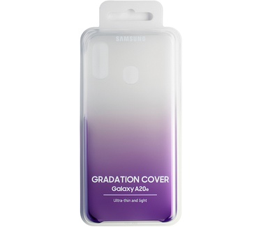 Samsung Galaxy A20e Gradation Cover (Galaxy A20) Paars