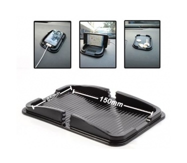 qMust Sticky anti-slip Pad Houder 150x85mm (black)