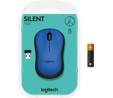 Logitech M220 Silent Blauw
