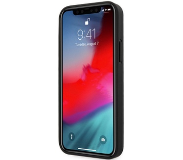 Guess IriDescent Love Hard Case iPhone 12/12 Pro (6.1'') - Zwart  Zwart