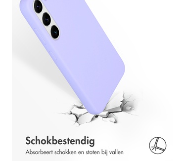 Accezz Liquid Silicone Backcover Samsung Galaxy S23 - Paars