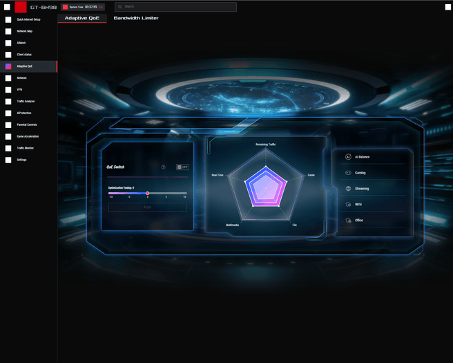 ASUS ROG Rapture GT-BN98 AsusWRT interface