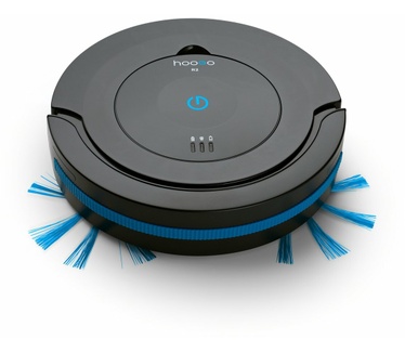 hoogo R2 Robot Stofzuiger RO201 - 120 min./130 m² Reikwijdte - Longlife digitale motor - Sensor voor trap - 3 Reinigingsprogramma's - 7 cm hoog - Zakloos - 0.275 liter