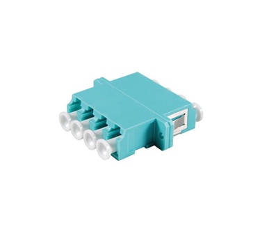 Intronics Fiber optic LC-LC quad adapter OM3/OM4