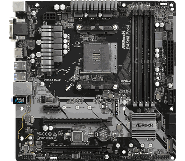 ASRock B450M Pro4