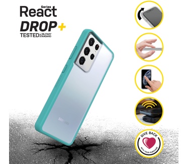 Otterbox React Series voor Samsung Galaxy S21 Ultra 5G, Sea Spray