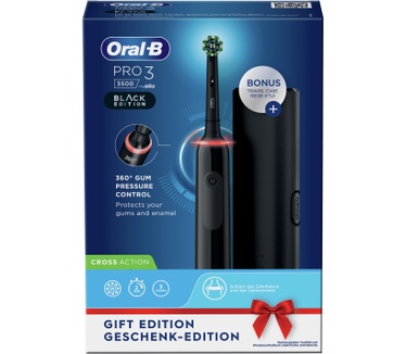 Oral-B Oral-B Pro 3 - 3500 - Zwarte Elektrische Tandenborstel Ontworpen Door Braun