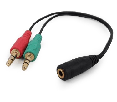 Gembird CCA-418 Groen, Rood, Zwart