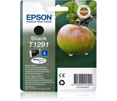 Epson Singlepack Black T1291 DURABrite Ultra Ink