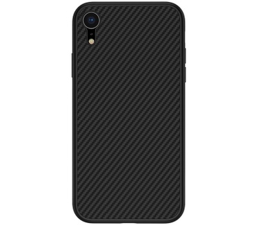 Nillkin HardCase Synthetisch Carbon - Apple iPhone XR (6.1'') - Zwart  Zwart