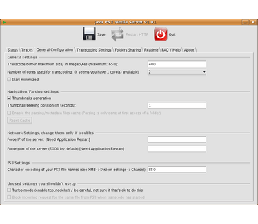 PS3 Media Server screenshot