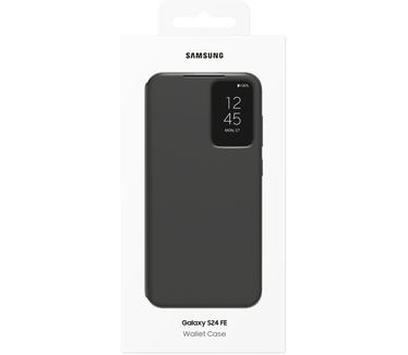 Samsung Smart View Wallet Case (Galaxy S24 FE) Zwart