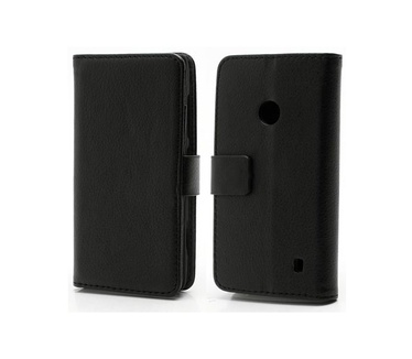 qMust qMust Wallet Case met stand Nokia Lumia 520 (black)