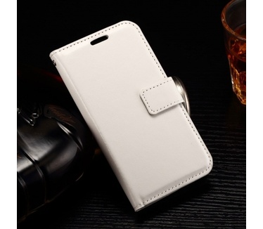 Kees Lederlook Portemonnee Hoesje Sony Xperia Z4 Compact - Wit