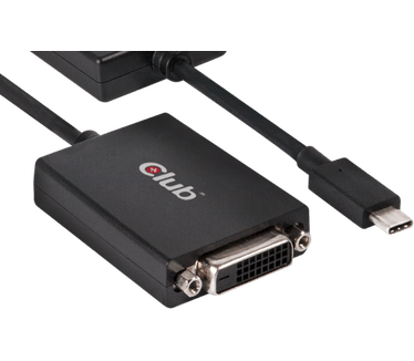 Club 3D USB 3.1 Type-C naar DVI-D Actieve Adapter