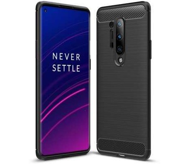 qMust OnePlus 8 Pro Rugged TPU Case - Zwart