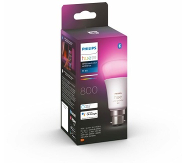 Philips Hue White & Color Ambiance B22 Bluetooth (800 lumen, 6,5W)