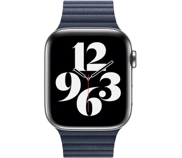 Apple 44mm Diver Blue Leather Loop - Large