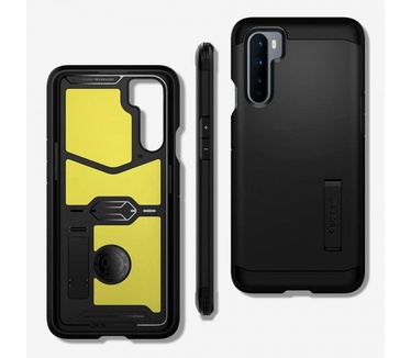 Spigen OnePlus Nord Hoesje Tough Armor  Zwart