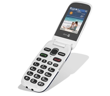 Doro PhoneEasy 631 Wit, Zwart