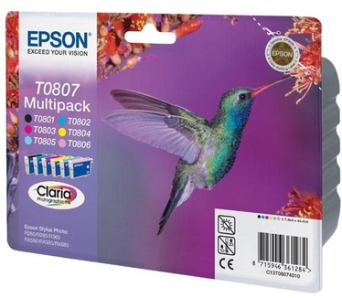 Epson Multipack 6-colours T0807 Claria Photographic Ink