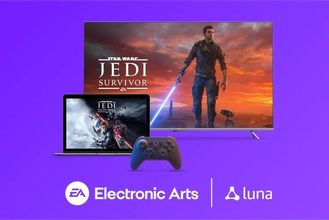 Amazon Luna met Electronic Arts