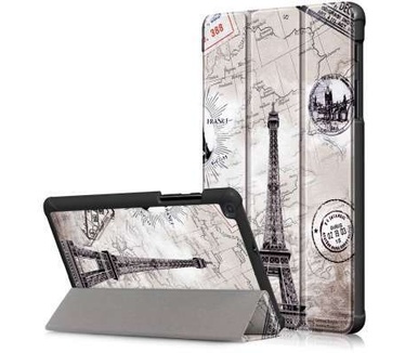 qMust Samsung Galaxy Tab A 8.0 2019 Tri-Fold Case - Eiffeltoren