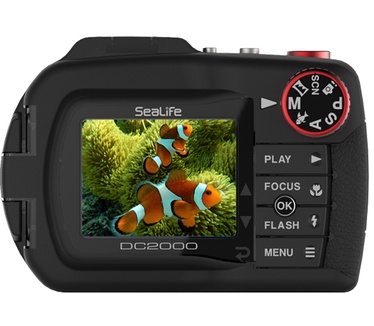 Sealife DC2000 + Sea Dragon 2500 LED light Zwart