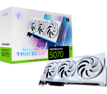 MSI GeForce RTX 5070 12G GAMING TRIO WHITE